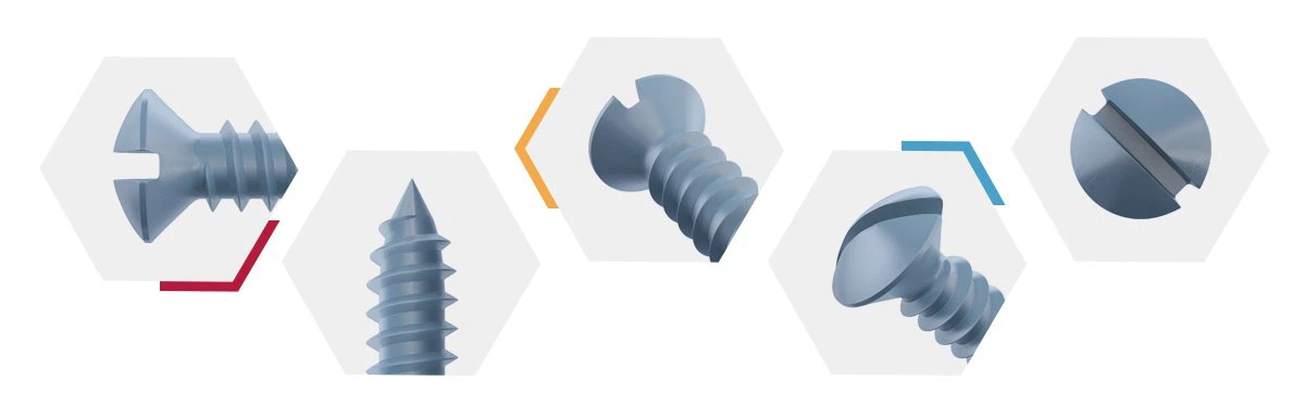 Countersunk Raised Head Screws-detail
