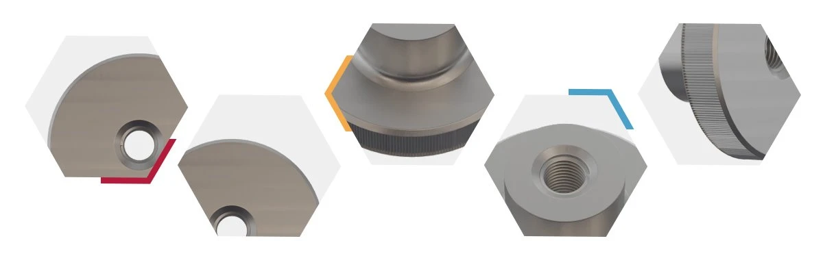 Stainless Steel Knurled Nuts-detail